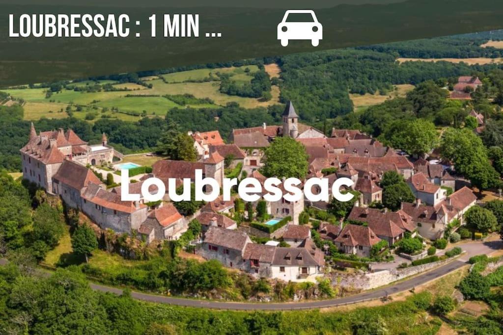 La Sagnarde, Maison En Pierre, Loubressac Ngoại thất bức ảnh