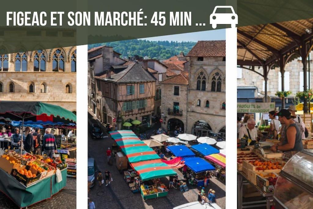 La Sagnarde, Maison En Pierre, Loubressac Ngoại thất bức ảnh