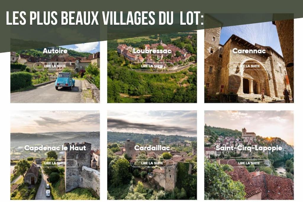 La Sagnarde, Maison En Pierre, Loubressac Ngoại thất bức ảnh